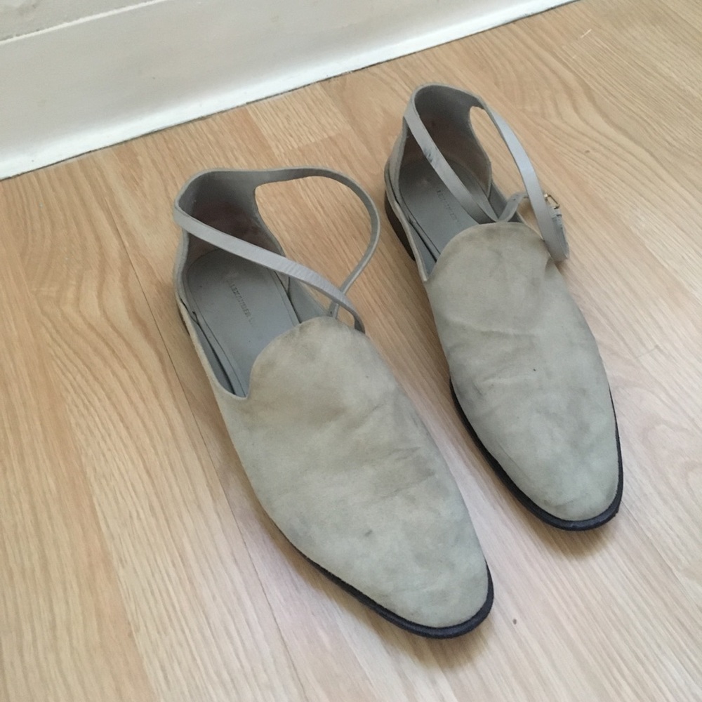 Alexander Wang gray suede flats (Used)